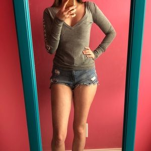 Hollister long sleeved tee